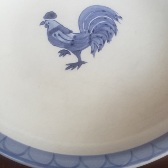 Folkcraft stoneware Morning Farm set of two salad small side dishes - Picture 10 of 14